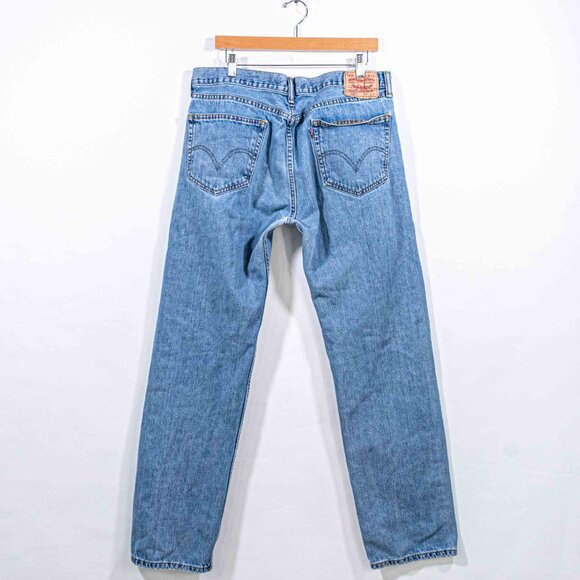 Levis 505 Jeans Straight Fit 36 x 34 Y2K Streetwear Skate Grunge - Picture 2 of 9